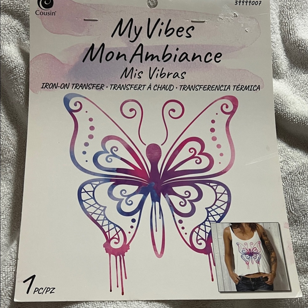 Butterfly Iron-On Transfer